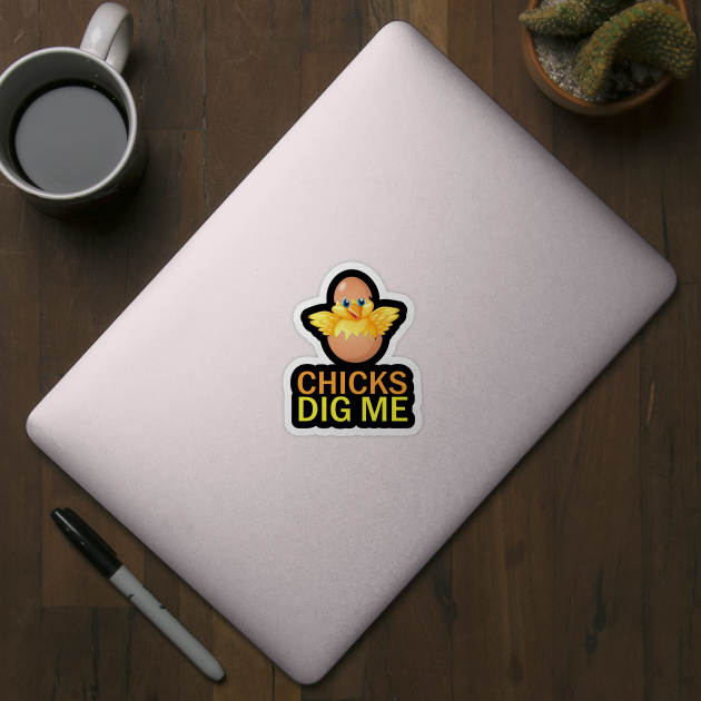 Chicks Dig Me Shirt Happy Easter Egg Hunt Bunny Funny by bloatbangbang